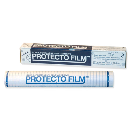 PACON Protecto Film™ w/Dispenser Box, Clear, Non-Glare Plastic, 18" x 65ft 0072350